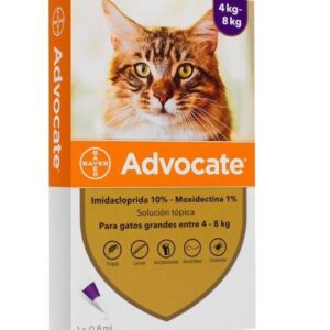 Pipeta Advocate Gatos 4- 8 kg