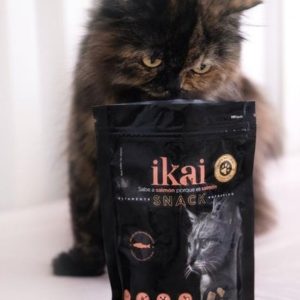 IKAI snack de salmón Gatos