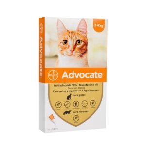 Pipeta Advocate Gatos < 4 kg