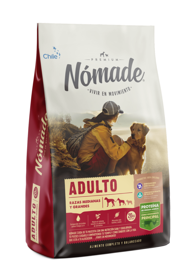 Alimento Nómade perro raza medianas y grandes 20 kg